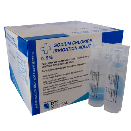 Saline Solution (Sodium Chloride 0.9%) Ampules - 15ml / 30ml