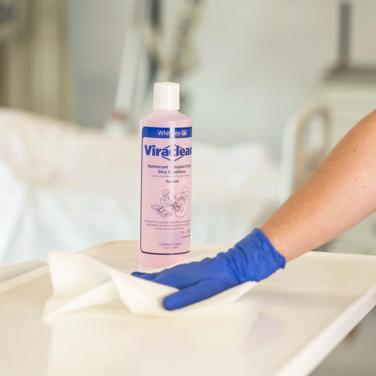 Viraclean-in-use