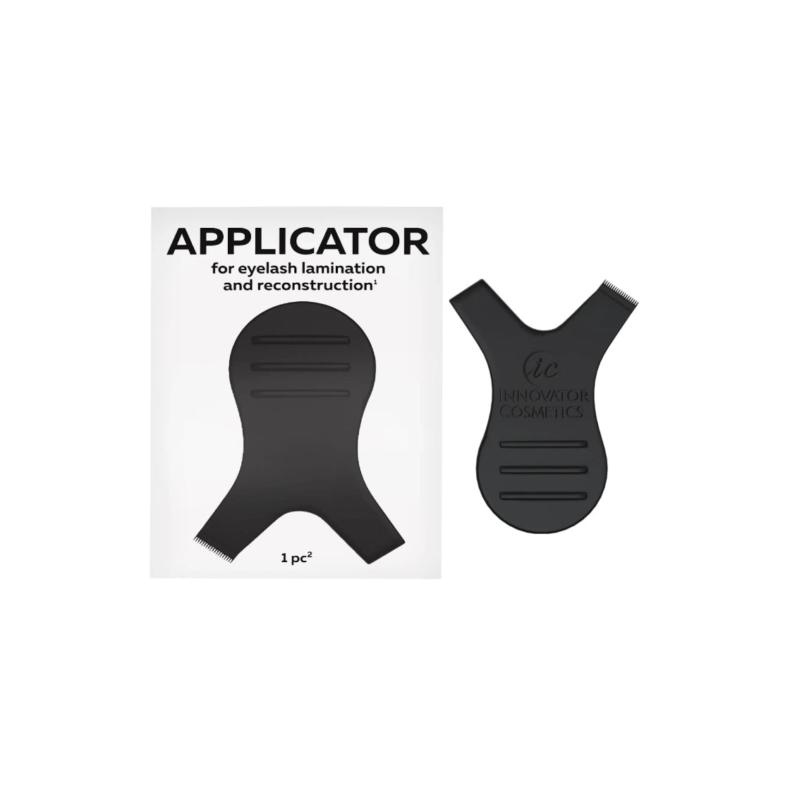 Black Brow and Lash Applicator Y-Comb