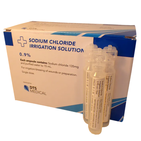 Saline Solution (Sodium Chloride 0.9%) Ampules - 15ml / 30ml
