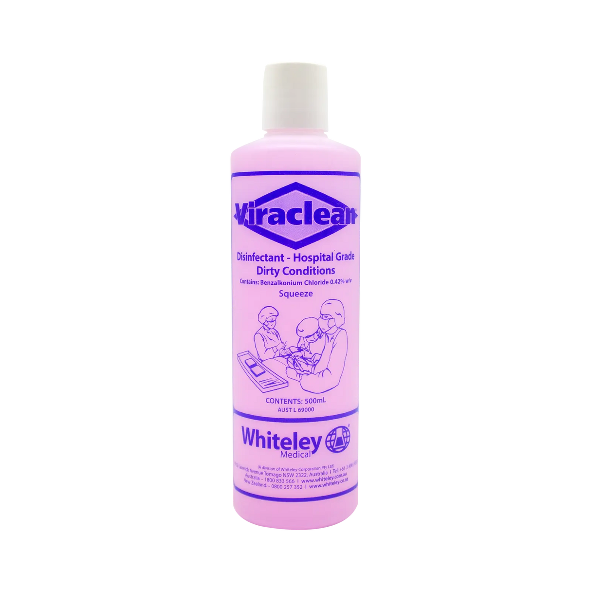 Viraclean Hospital Grade Disinfectant 500ml
