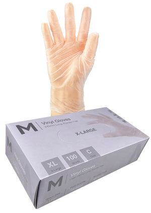 Vinyl Gloves - Powder Free x 100