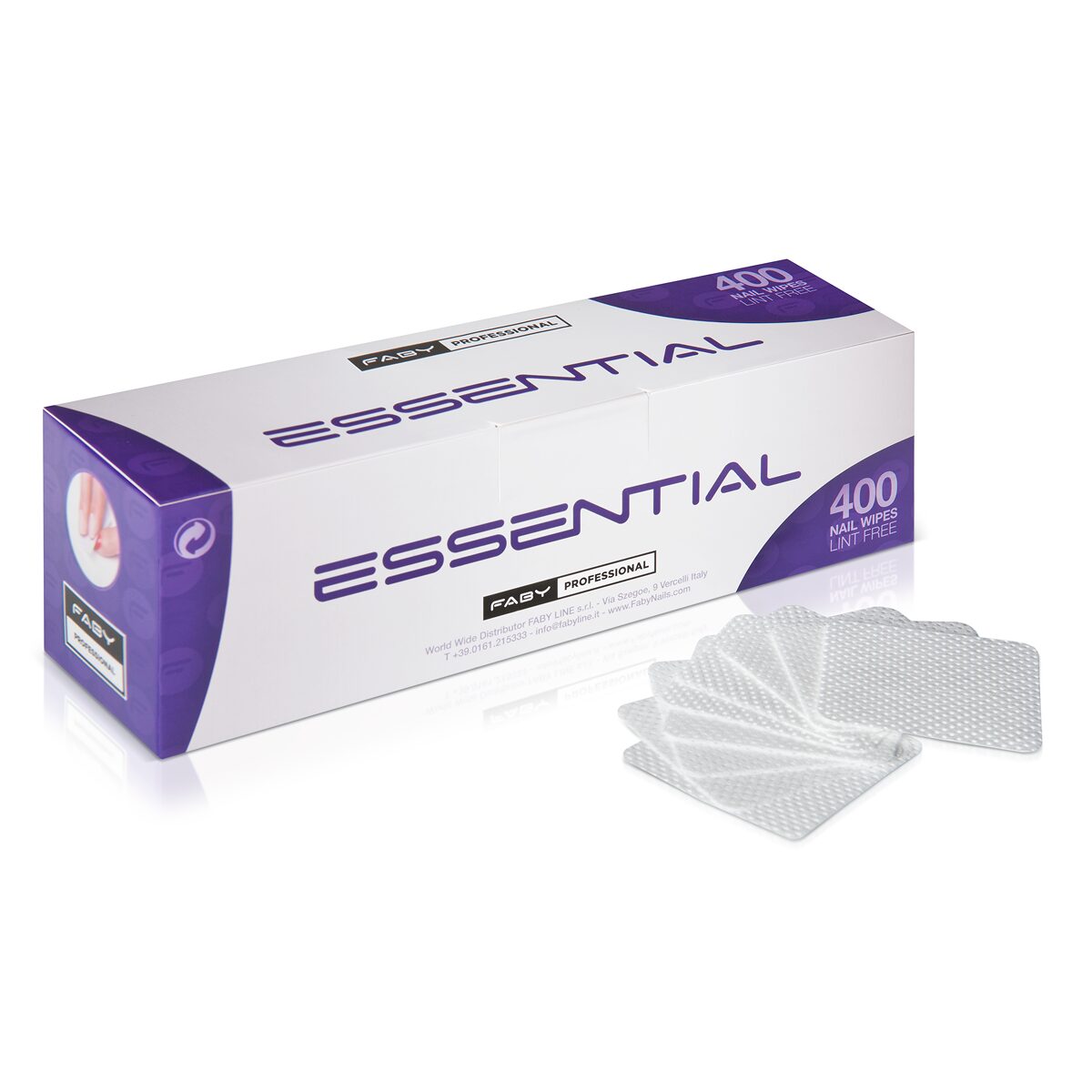 Faby Lint Free Nail Wipes 400pc