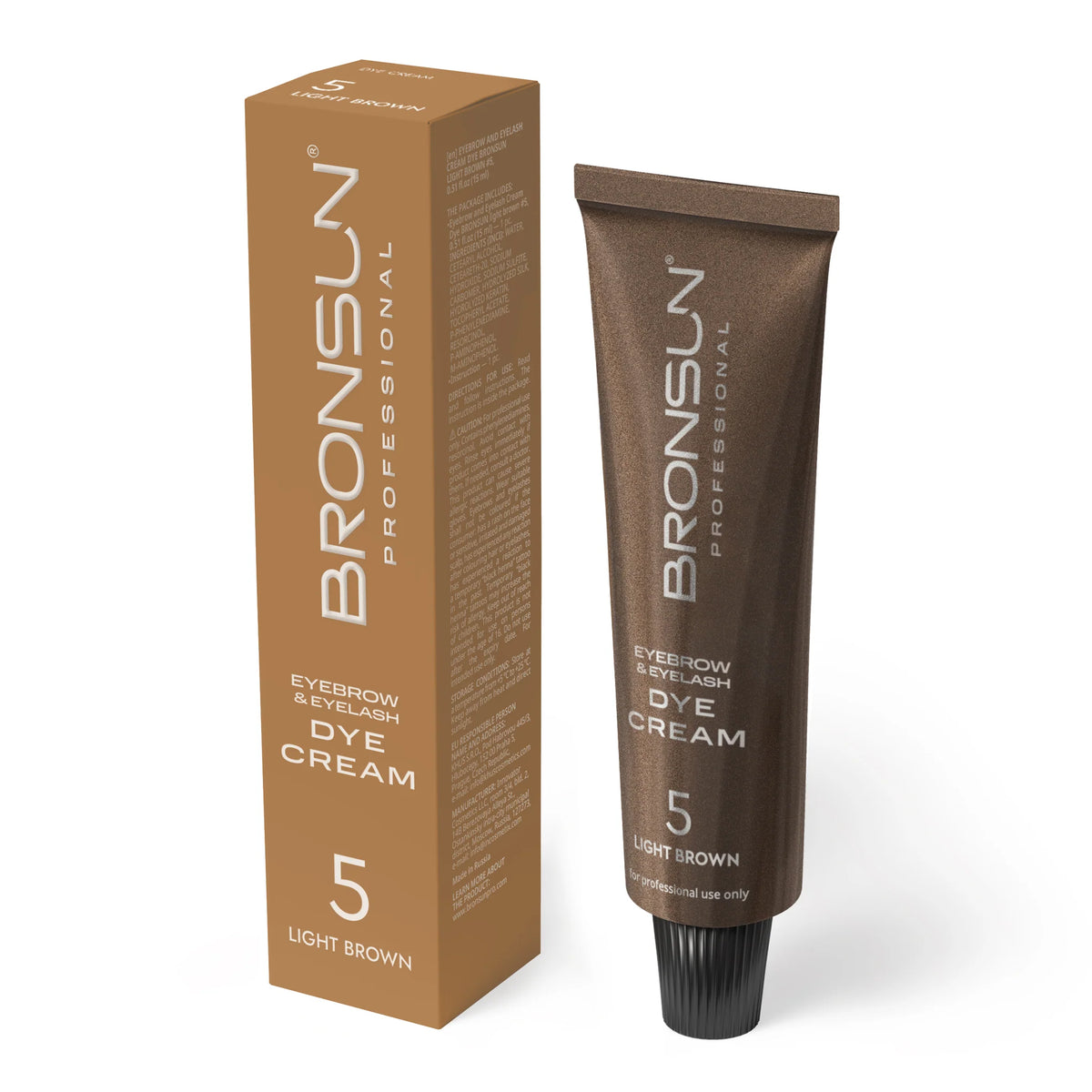 Bronsun #5 Light Brown Lash & Brow Cream Dye 15ml