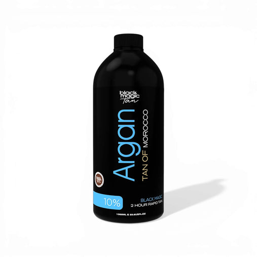 Black Magic Argan Tan 10% – Chocolate Base Spray Tan Solution