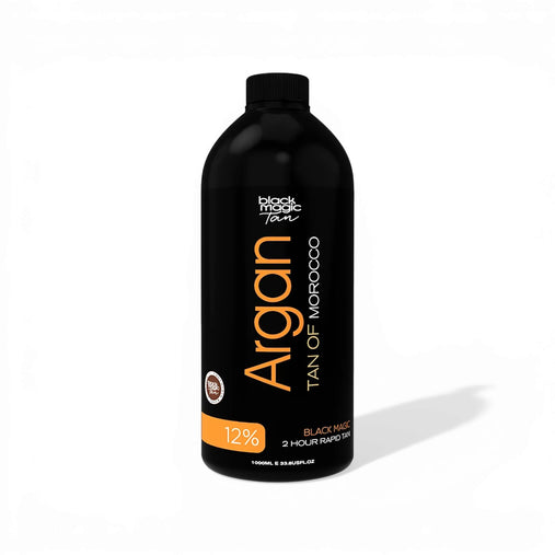 Black Magic Argan Tan 12% – Chocolate Base Spray Tan Solution