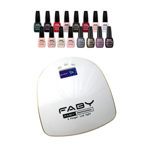 Buy 16 Lacquering Gel Shades + Get the Faby LED Lamp Free!
