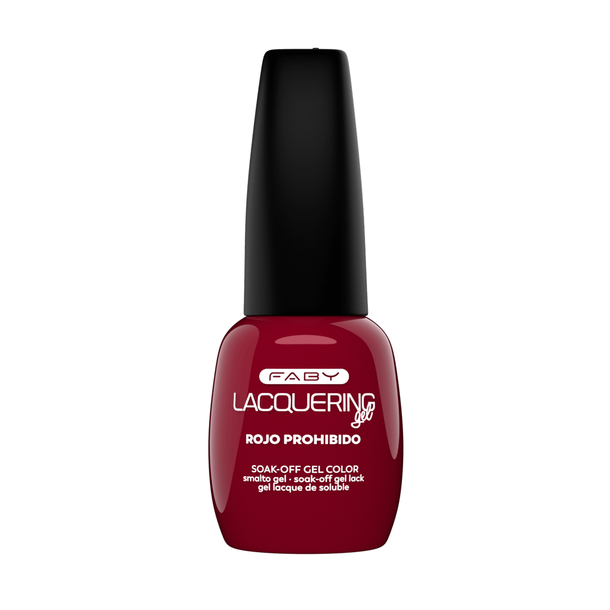 Faby Lacquering Gel - Rojo Prohibido - 15ml