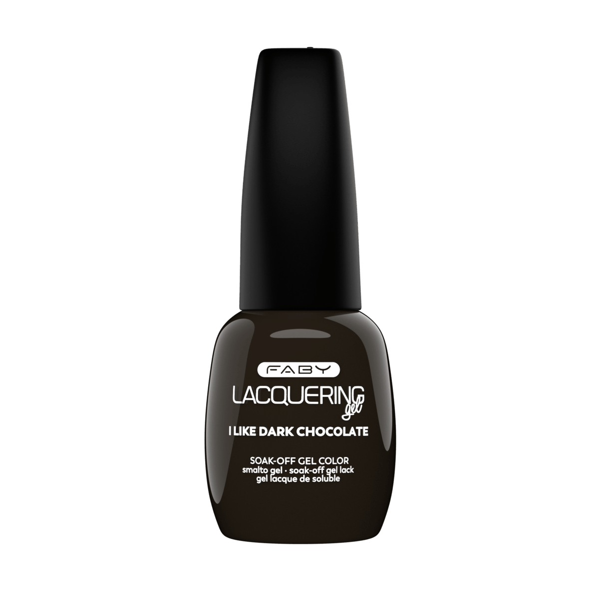Faby Lacquering Gel - I Like Dark Chocolate - 15ml