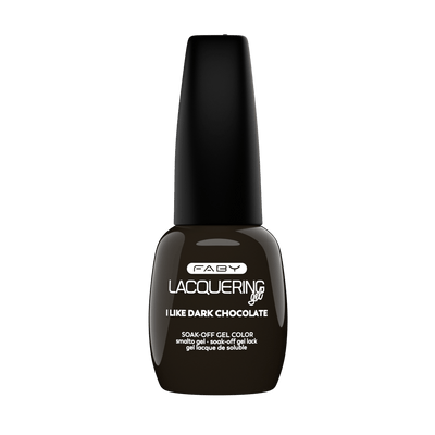 Faby Lacquering Gel - I Like Dark Chocolate - 15ml
