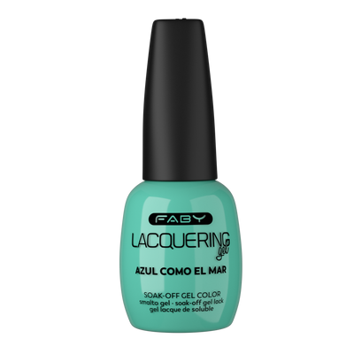 Faby Lacquering Gel - Azul Como El Mar - 15ml
