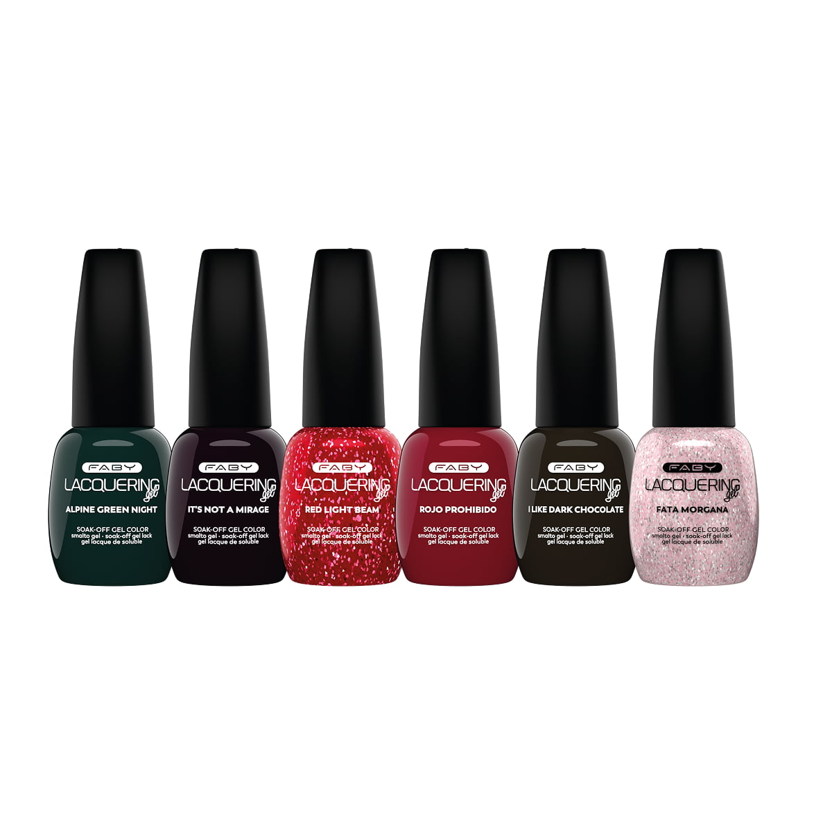 Faby Lacquering Gel - Mirage Kit (6 Shades)