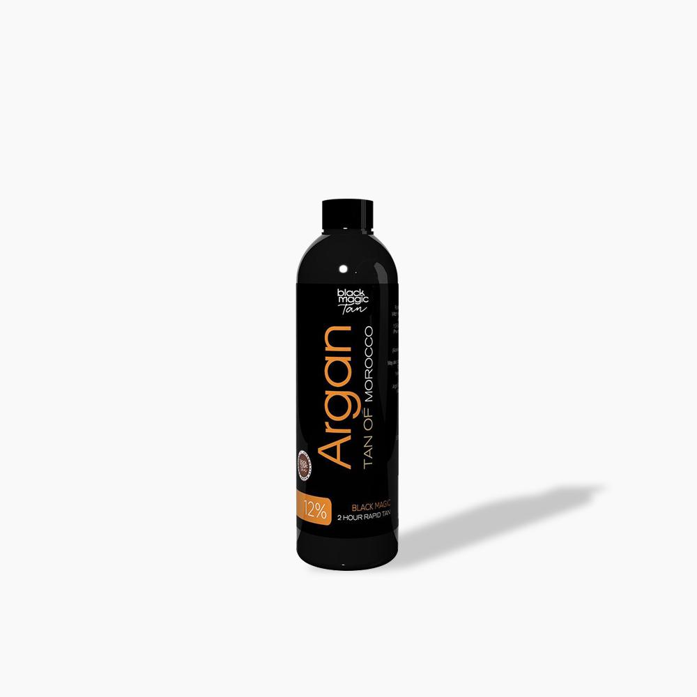 Black Magic Argan Tan 12% – Chocolate Base Spray Tan Solution